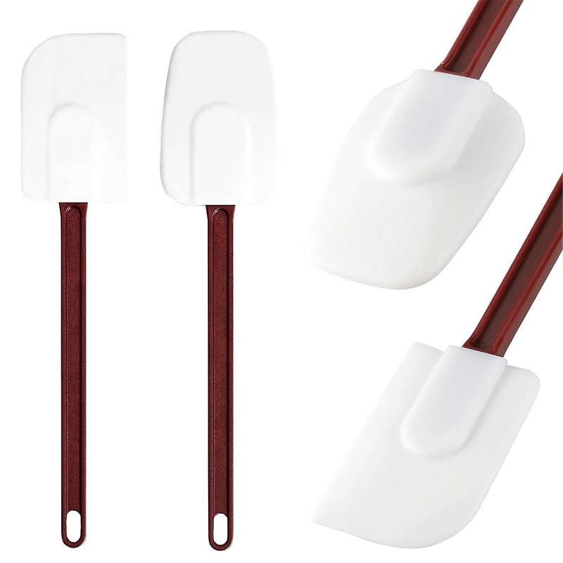 Heavy Duty Spatula and Spoonula High Heat Silicone Spatula Rubber Spatulas for Kitchen Use Commercia