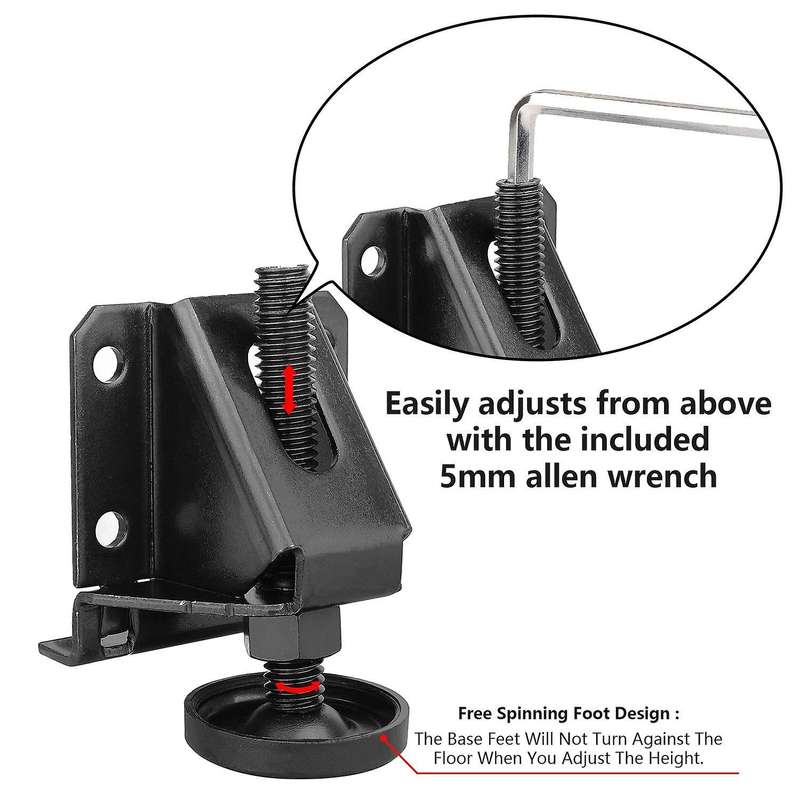Heavy Duty Leveling Feet Furniture Levelers Adjustable Table Leg Leveler Workbench Leveling Feet Fo