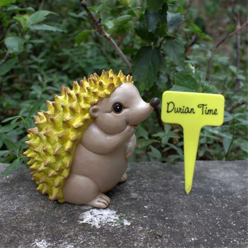Hedgehog Decoration Resin Crafts Fruit Hedgehog for Yard Garden Decor Ornament Figurine