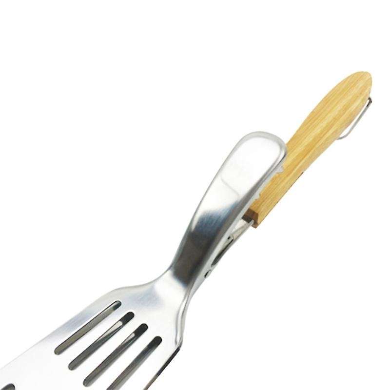 Heavy-Duty Three-In-One Bbq Tongs Bbq Tongs Shovel for Lifting Scraper for Cleaning Large Length You