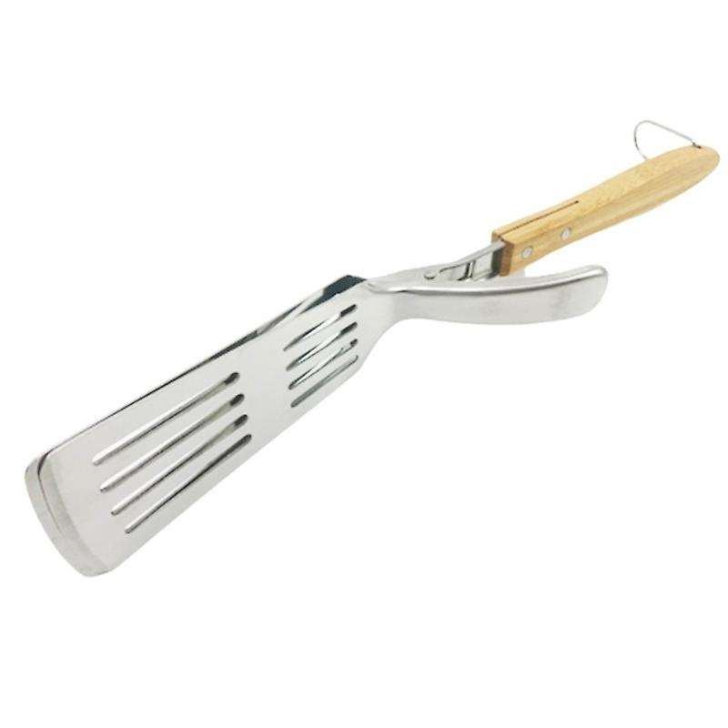 Heavy-Duty Three-In-One Bbq Tongs Bbq Tongs Shovel for Lifting Scraper for Cleaning Large Length You