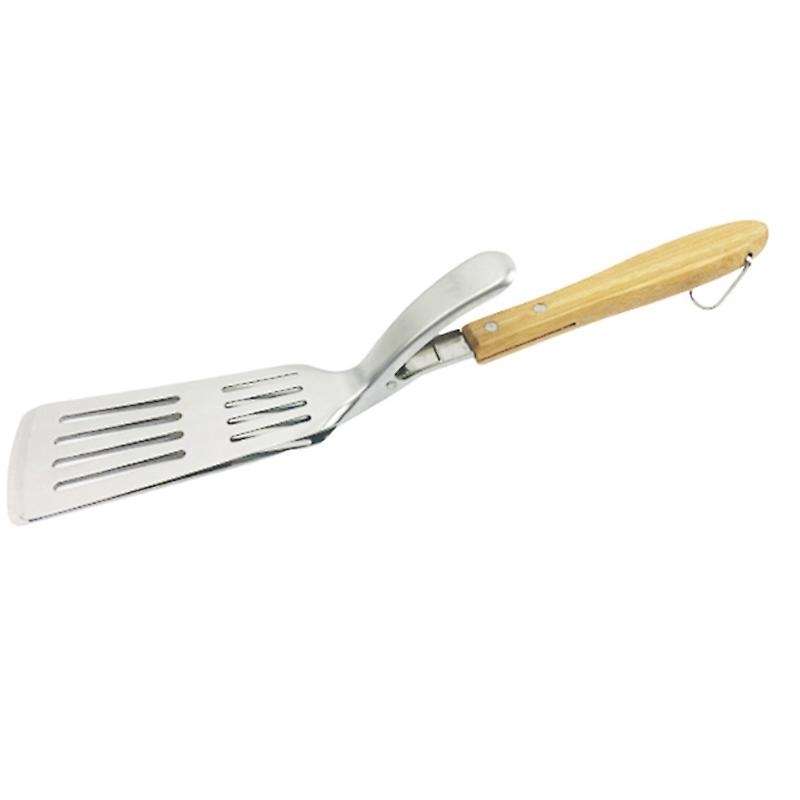 Heavy-Duty Three-In-One Bbq Tongs Bbq Tongs Shovel for Lifting Scraper for Cleaning Large Length You