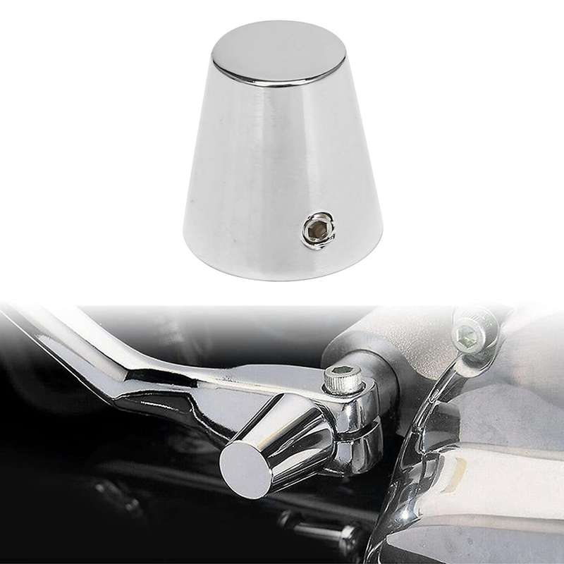 Heel Shift Shifter Shaft Cap Lever Eliminator Motorcycle for Touring Street Glide FLTR FLHR FLT Silv
