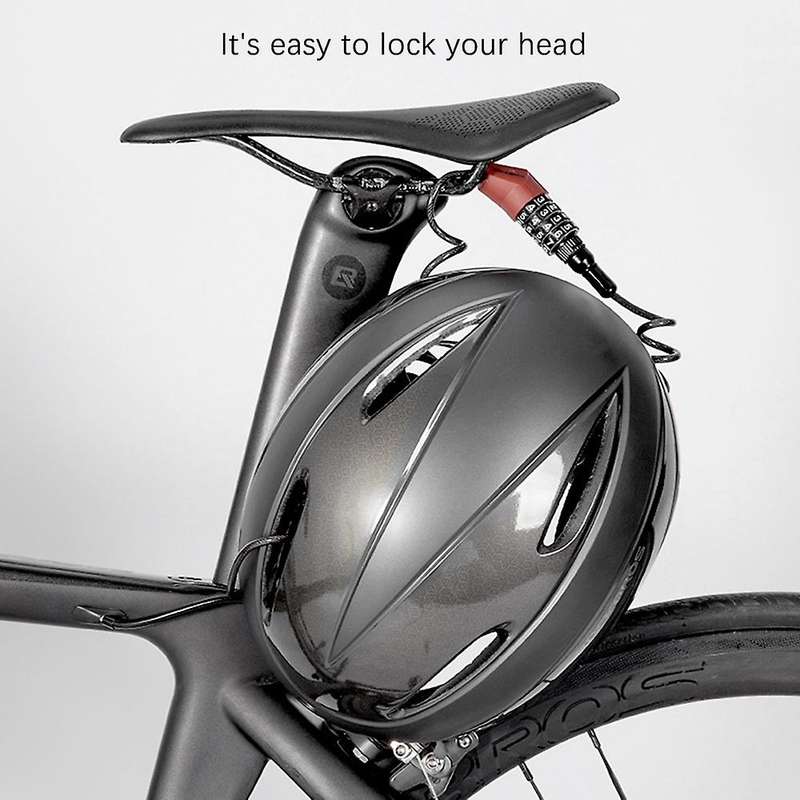Helmet Lock Password Lock Bicycle Electric Car Motorcycle Cap Anti-Theft Lock Portable Wire Lock Rid