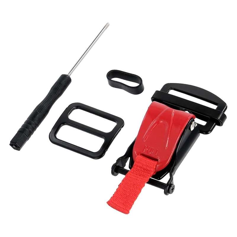 Helmet Quick Release Buckle Replacement Kit, Ratcheted Helmets for Chin Strap Up to 1inch, Motorcycl
