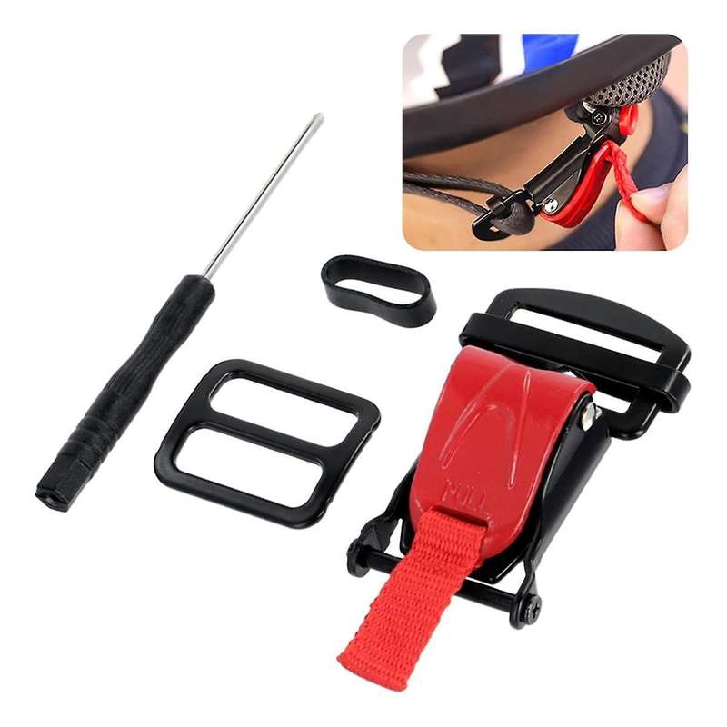 Helmet Quick Release Buckle Replacement Kit, Ratcheted Helmets for Chin Strap Up to 1inch, Motorcycl
