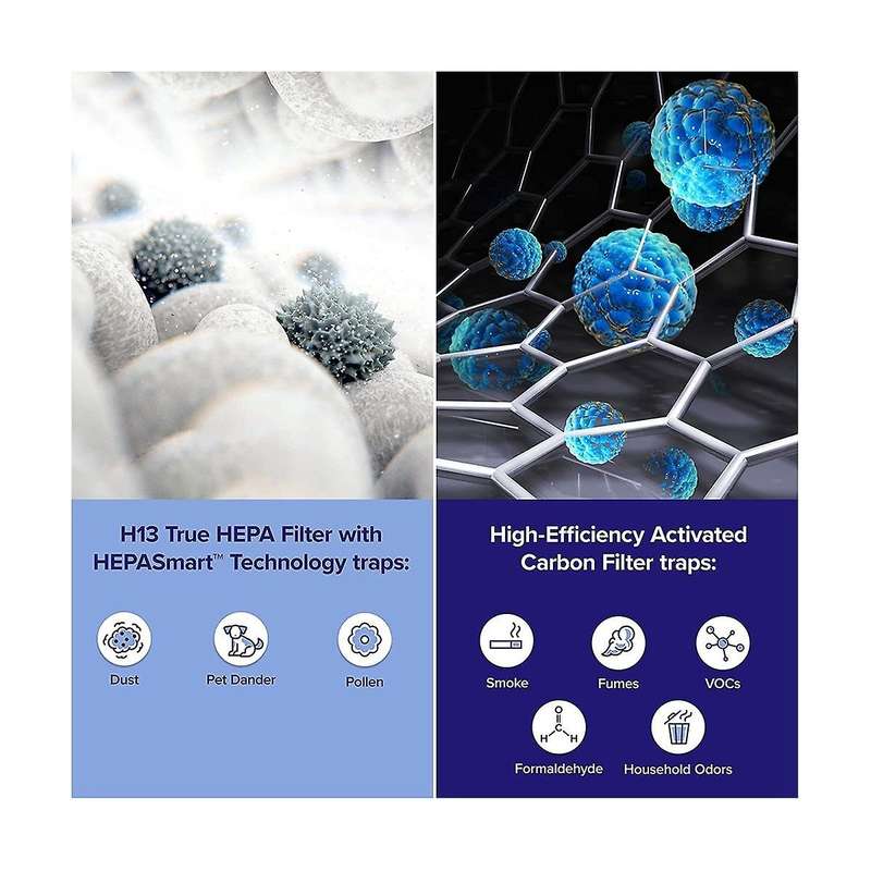 Hepa Filter for Core 600s-rf Air Purifier Replacement Filter, Core 600s-rf, 2pack