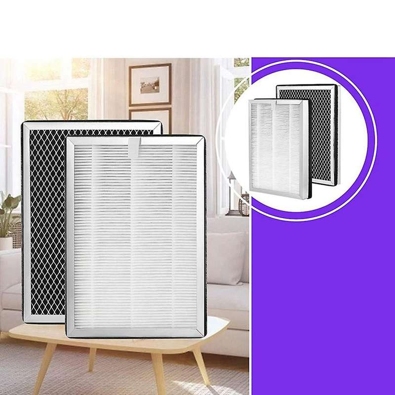 HEPA Filter Replacement for MA-25 Air Purifier 2-Pack 3 in 1 Filtration True HEPA H13 Filter Pre-Fil