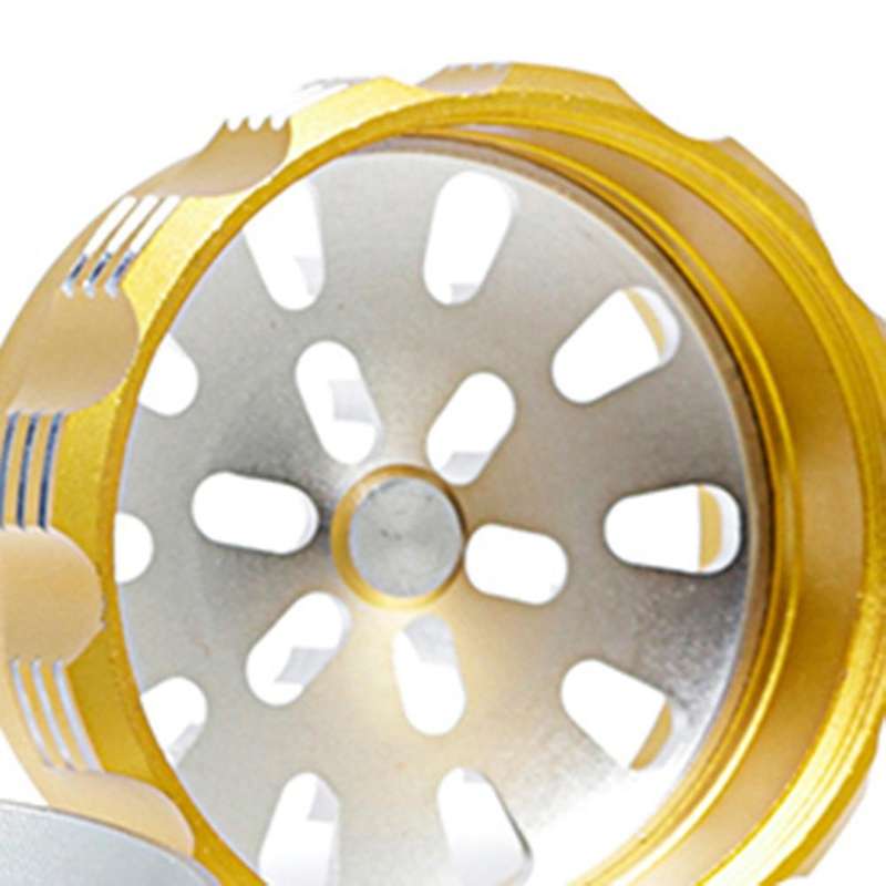 Herb Grinder with Pollen Catcher 4 Piece 2.5 Inch Spice Grinder for Herb Spice Premium Aluminium Gr