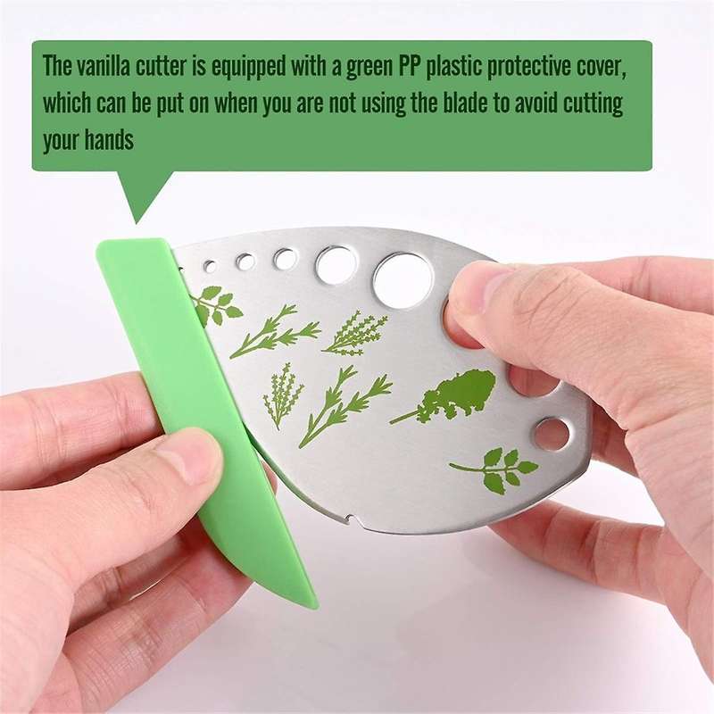 Herb Stripper and Cutter, Stainless Steel for Oregano, Rosemary, Thyme, , Etc.1 Pack