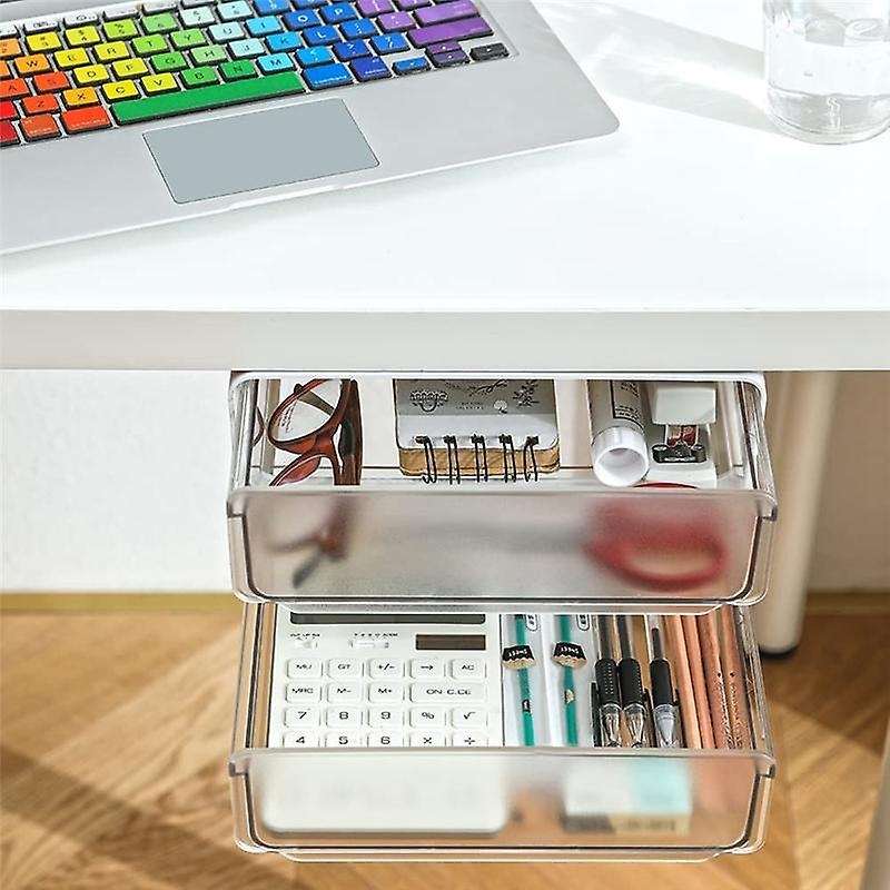 Hidden Self-Adhesive Organizer White