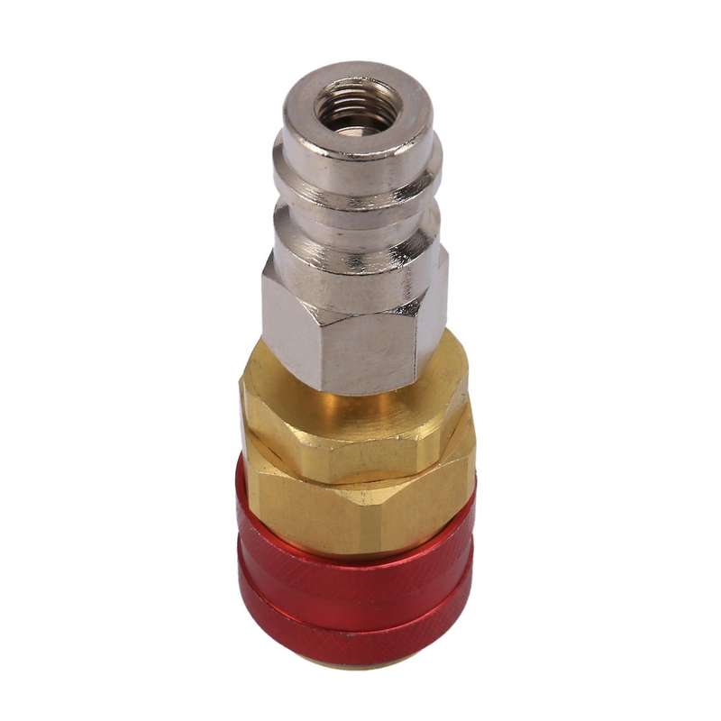 High and Low Side Expansion Adapter R134A Freon Quick Connector Adapter Automotive Conditioning Acc