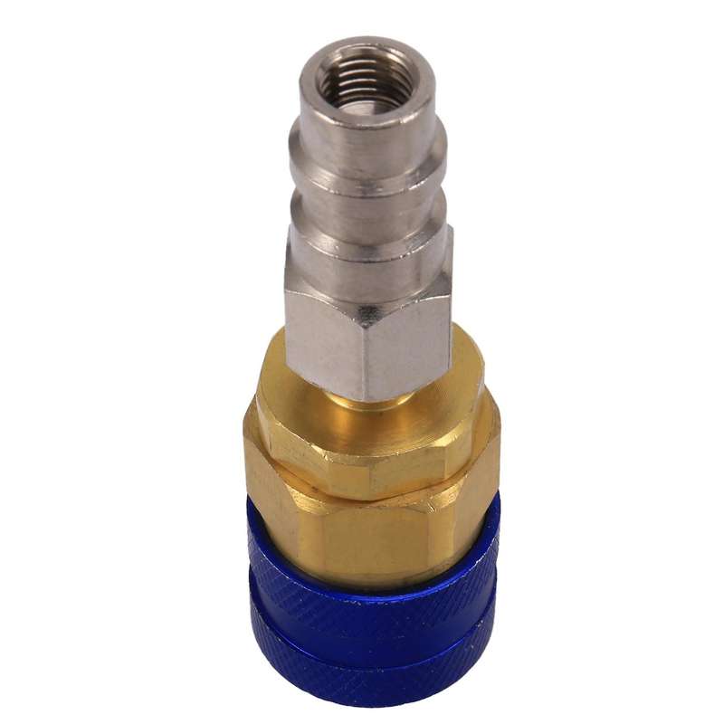 High and Low Side Expansion Adapter R134A Freon Quick Connector Adapter Automotive Conditioning Acc