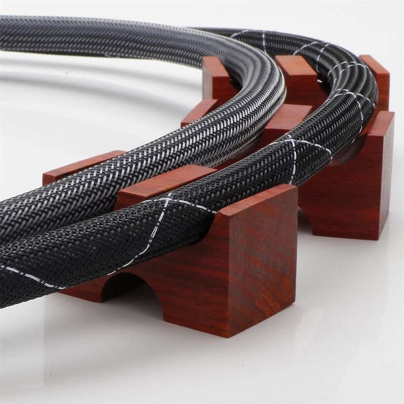 HiFi Rose Wood Wire Bracket Line Support Cable Stand Holder Trestle Anti-Shock Shock Foot Pad Feet P