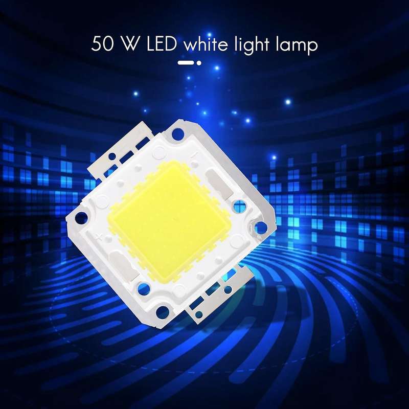 High 50w Led Chip Bulb Light Lamp Diy White 3800lm 6500k