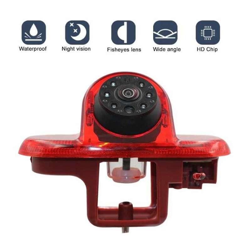 High Definition IR Night Vision Rear View Backup Brake Light Camera for Trafic MK2 Opel Vivaro A X83