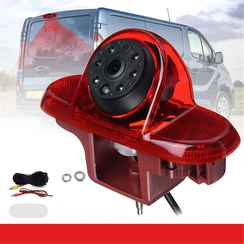 High Definition IR Night Vision Rear View Backup Brake Light Camera for Trafic MK2 Opel Vivaro A X83