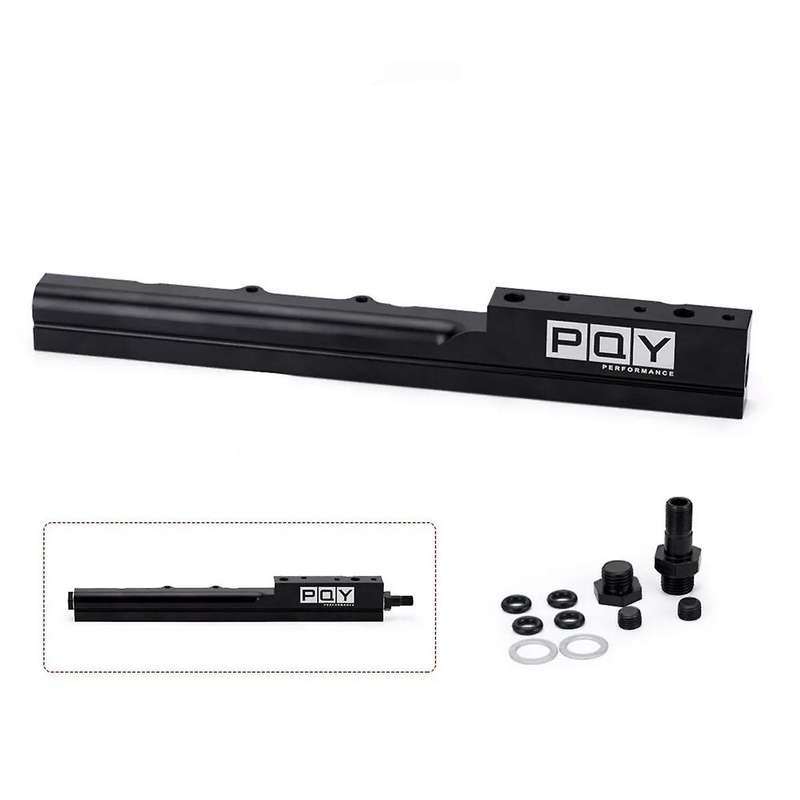 High Fuel Rail Fit for B16 B18 B Series Engines Black