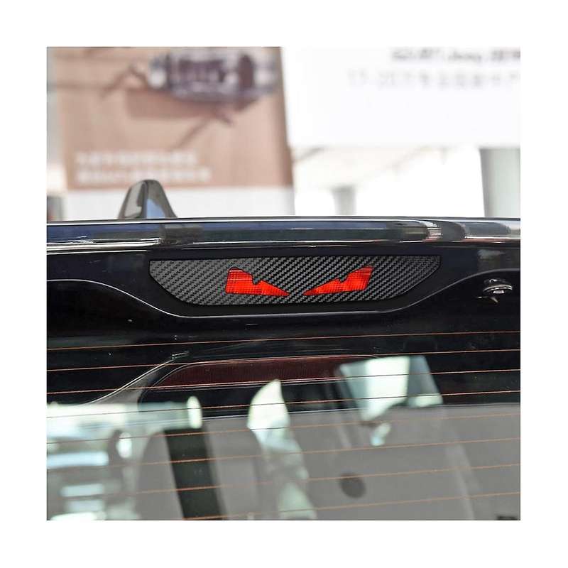 High Mounted Brake Lights Trim Stickers Carbon Fiber for Compass 2011-2016 Grand Durango 2011-2020
