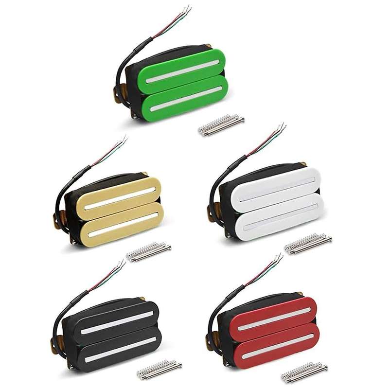 High Output Neck Dual Hot Rail Humbucker Pickups Green