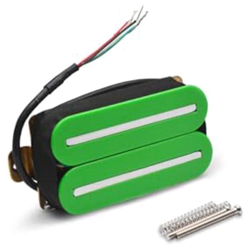 High Output Neck Dual Hot Rail Humbucker Pickups Green