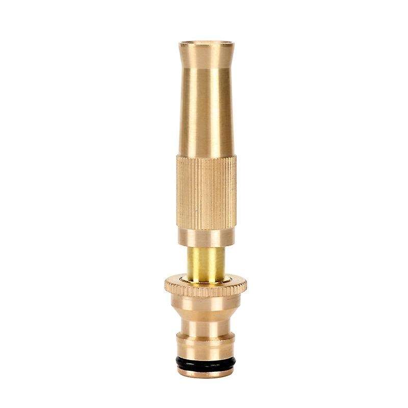 High Pressure Hose Nozzle Heavy Duty , Brass Water Hose Nozzles for Garden Hoses, Adjustable Functio