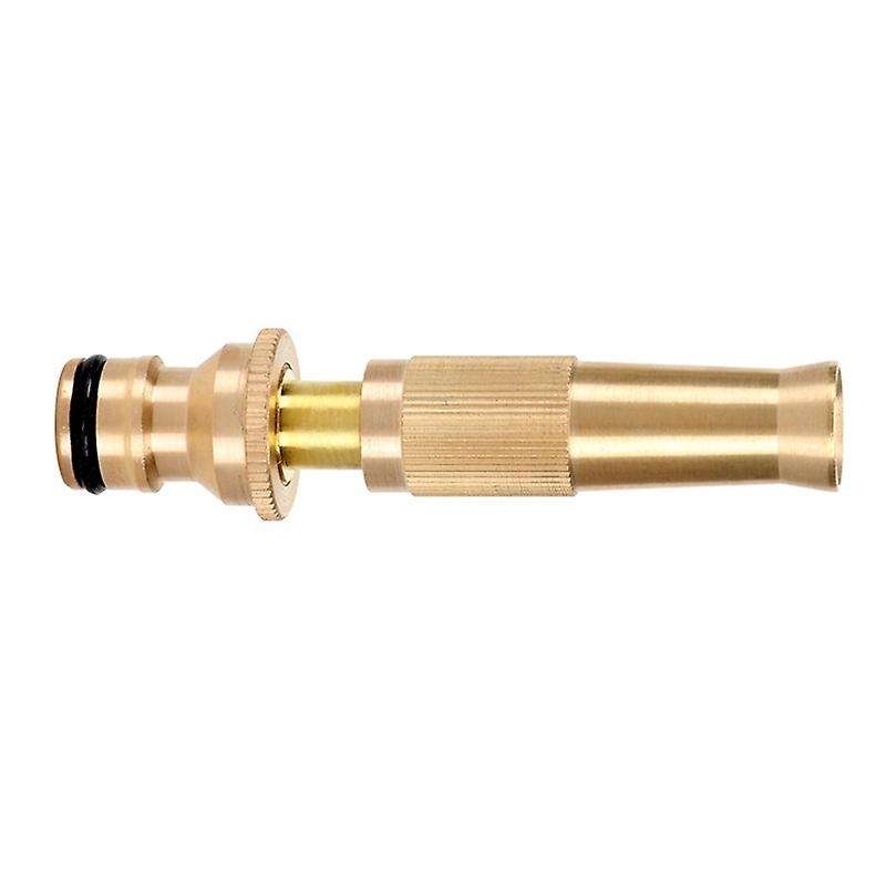 High Pressure Hose Nozzle Heavy Duty , Brass Water Hose Nozzles for Garden Hoses, Adjustable Functio