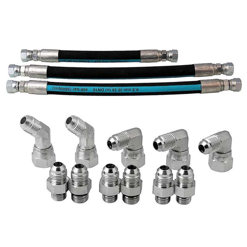 High Pressure Oil Pump HPOP Hoses Lines Kit & Crossover Line Fit for 1999-2003 7.3L