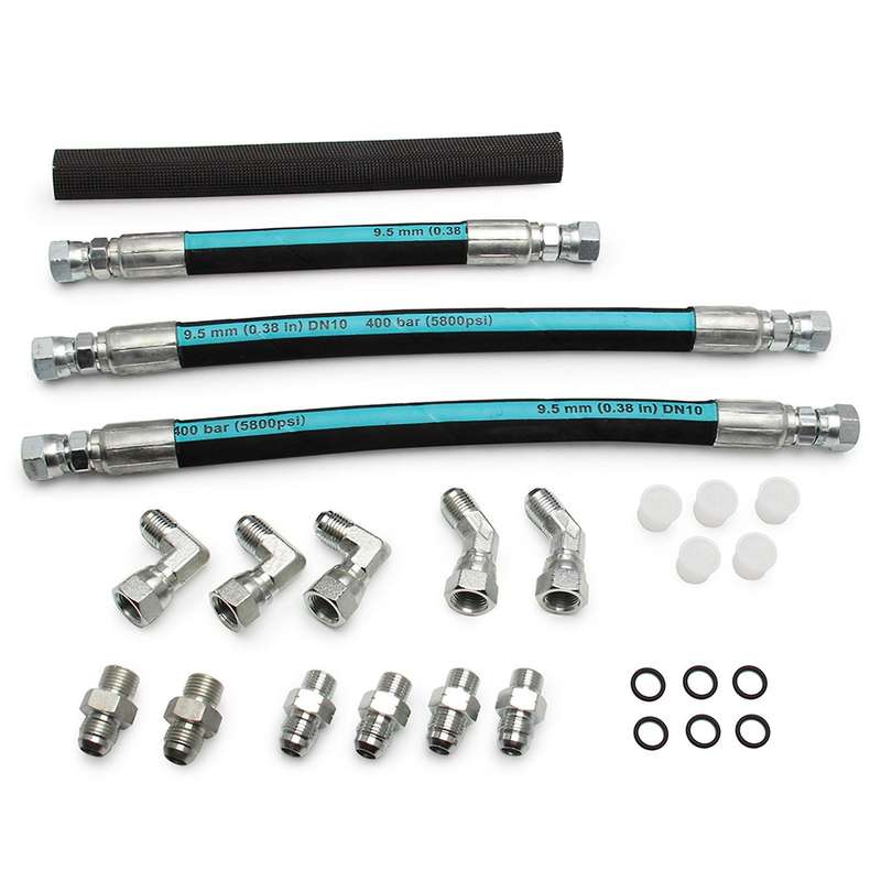High Pressure Oil Pump HPOP Crossover Line Hoses Lines Set Set for 7.3L High Pressure Oil Pump 99-03