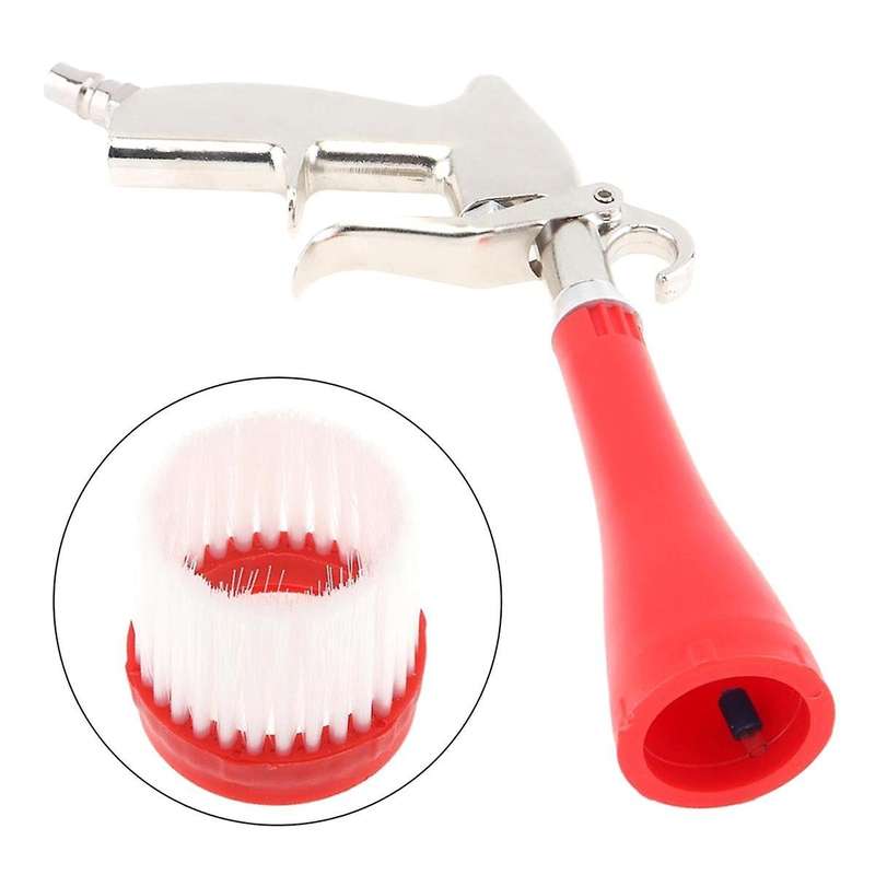 High Pressure Pneumatic Duster Blow Spear with 12cm Hose Connector and Cleaner Brush Head for Dust
