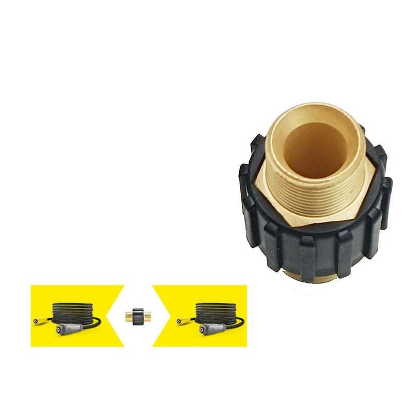 High Pressure Quick-Fitting for HD HDS Series Connecting and Extending HD Hoses.Connection 2 Times M