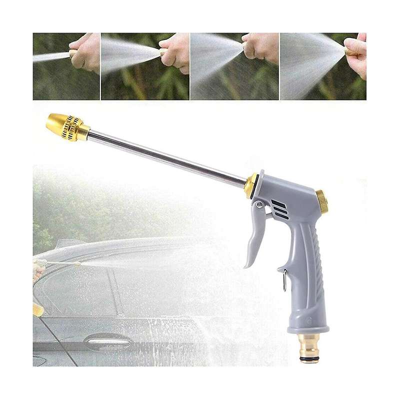 High Pressure Water Hose Nozzle Long Spray Nozzle Garden Hose Car Wash, Suitable for Cleaning Your