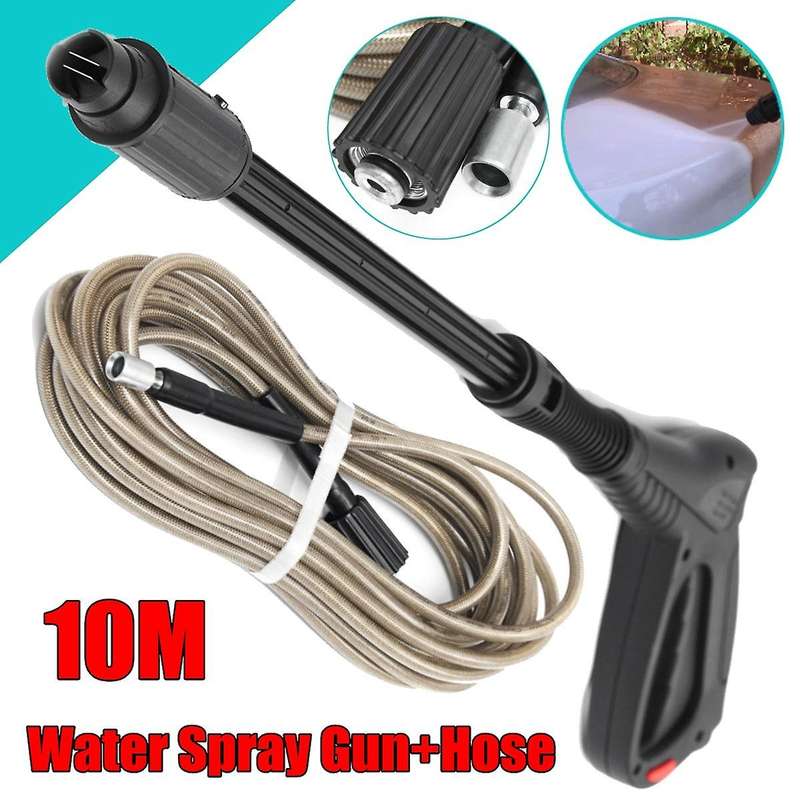 High Pressure Washer Spray- Car Cleaning Washing- With10M Hose Nozzle for Vax
