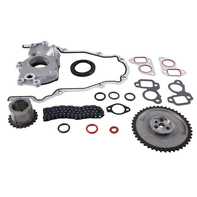 High Volume Oil Pump Change Gaskets Timing Chain Kit for 5.3L 6.0L 12576407, 12556582, 12678151, TS3