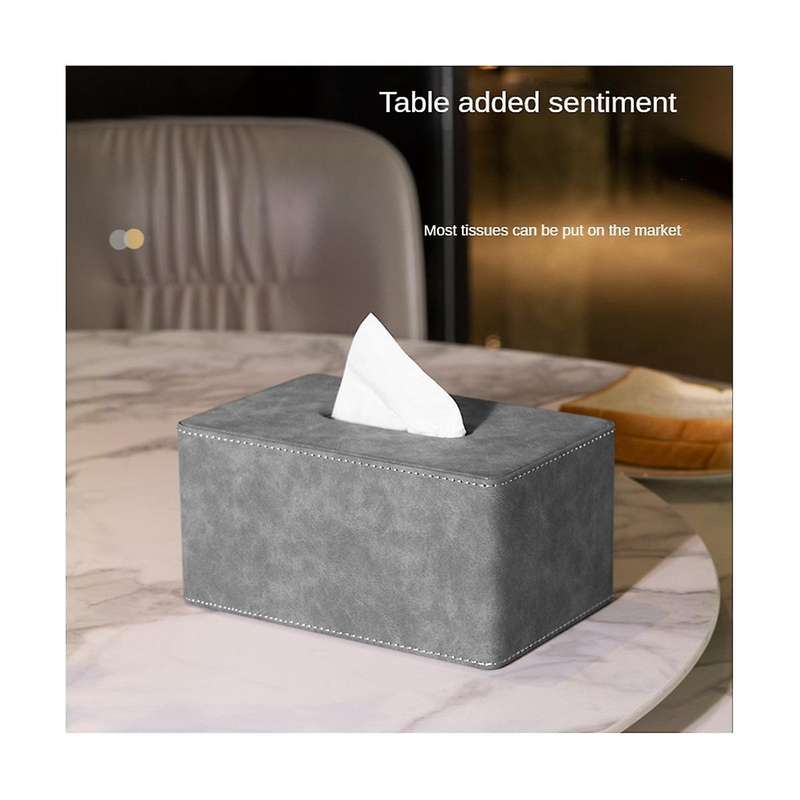 Highend Tissue Box Holder Paper Box, Facial Bathroom Dresser Office Automotive Decoration