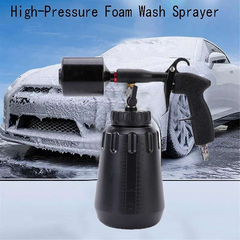 High-pressure Foam Wash Sprayer with 1000ml Bottle Handheld Car Interior Cleaning Tool for Seat Carp