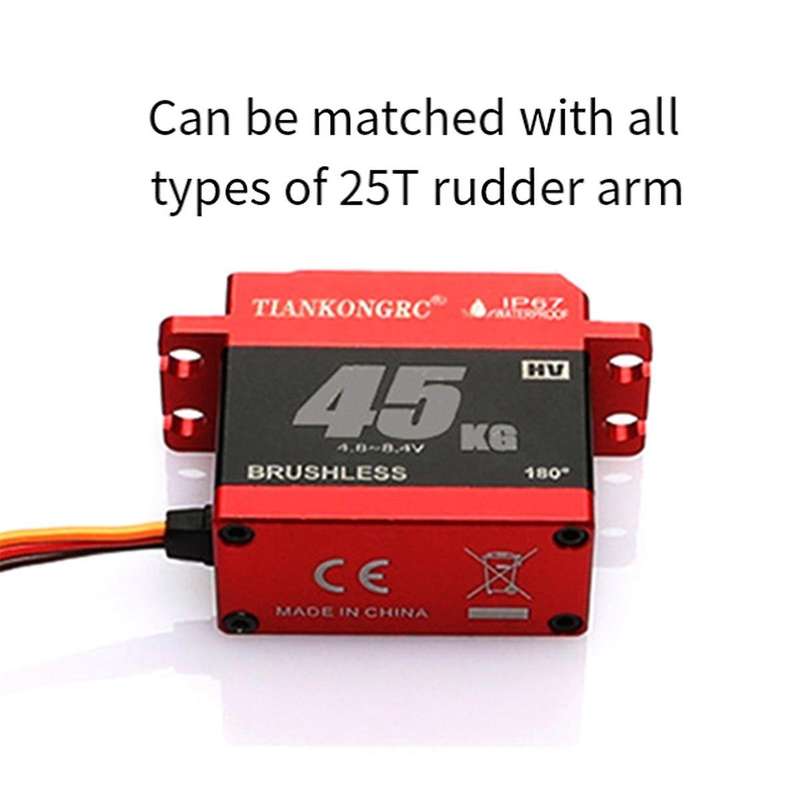 High-torque Digital Steering Gear 45kg All-metal Gear for Robot Vehicle 8.4v High-voltage Steering