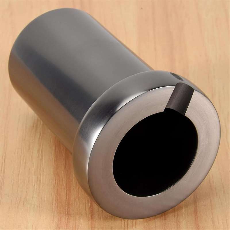 High-Purity Melting 1Kg Graphite Crucible Good Heat Transfer Performance for Melting Casting Refinin