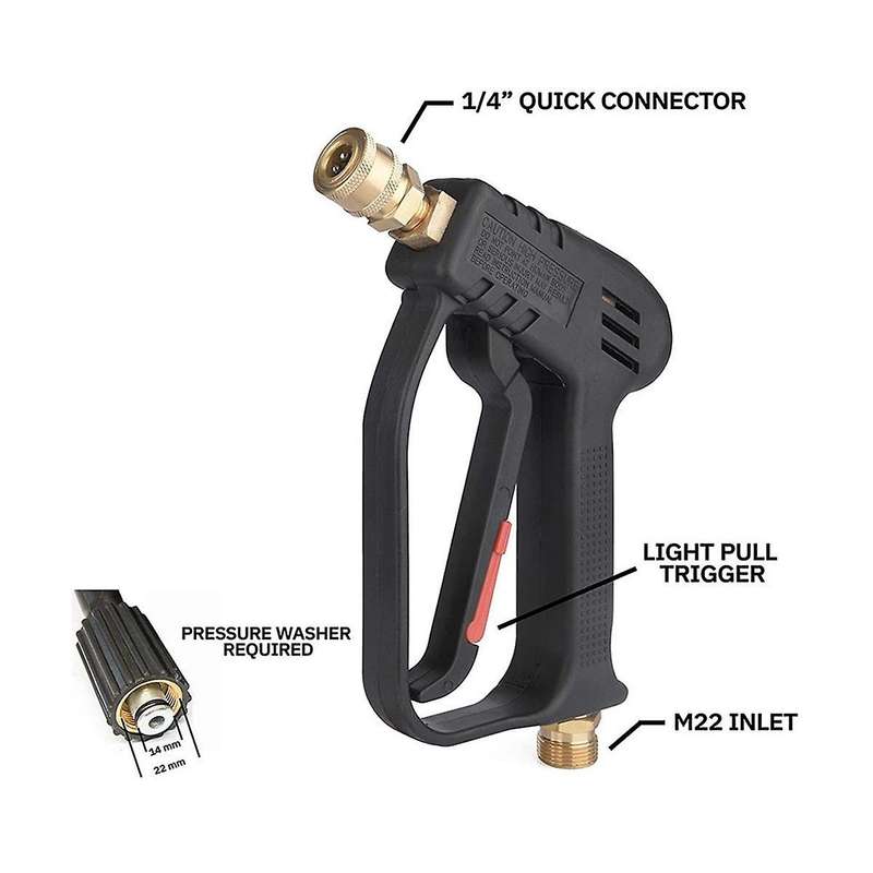 High-pressure Head High-pressure Car Washing Head Pure Copper Cleaning Head High-pressure Cleaning