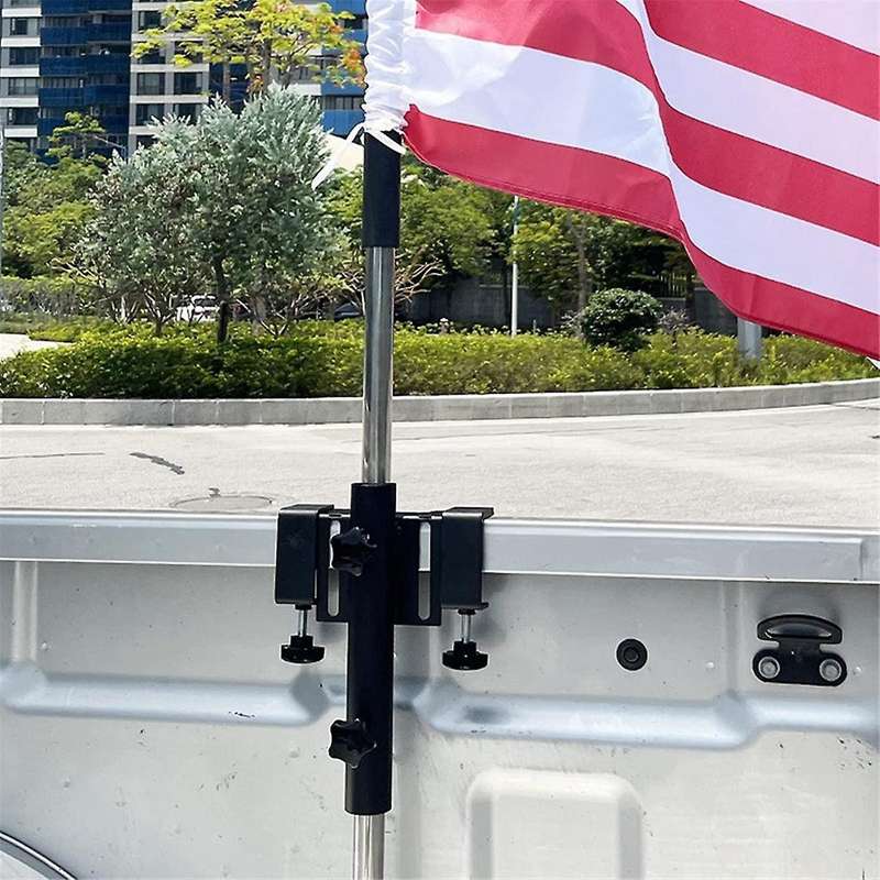 Hitch Flag Pole Holder - Flagpole Hitch Mount Universal Fit for Trailer Truck Rv Pickup - Flag Pole