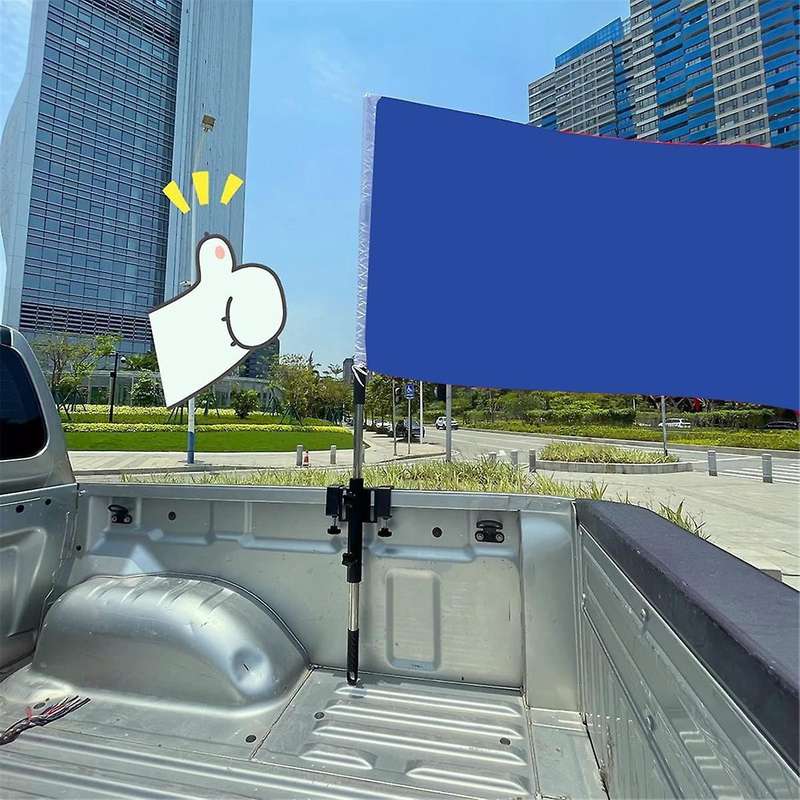 Hitch Flag Pole Holder - Flagpole Hitch Mount Universal Fit for Trailer Truck Rv Pickup - Flag Pole