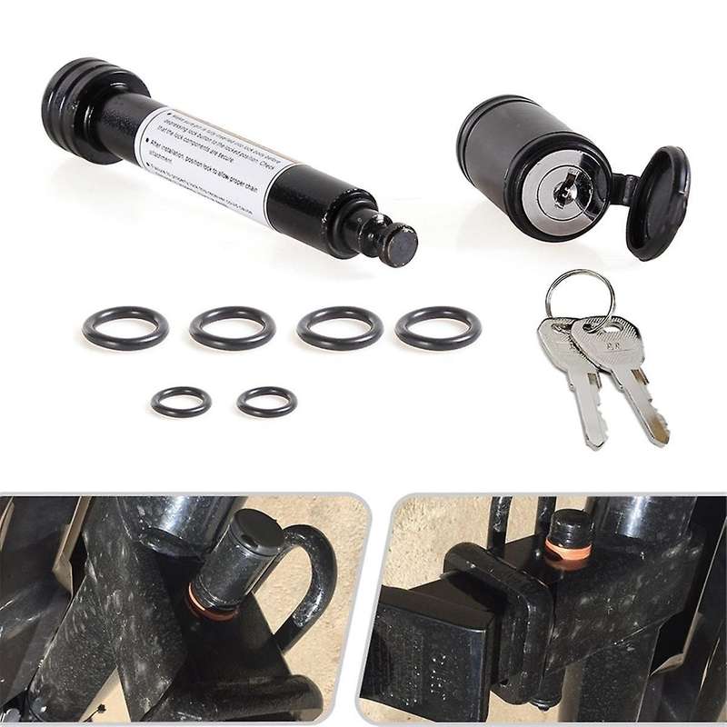 Hitch Receiver Pin Lock, Trailer Receiver Lock, with 5/8inch Pin for 2-1/2inch Receiver
