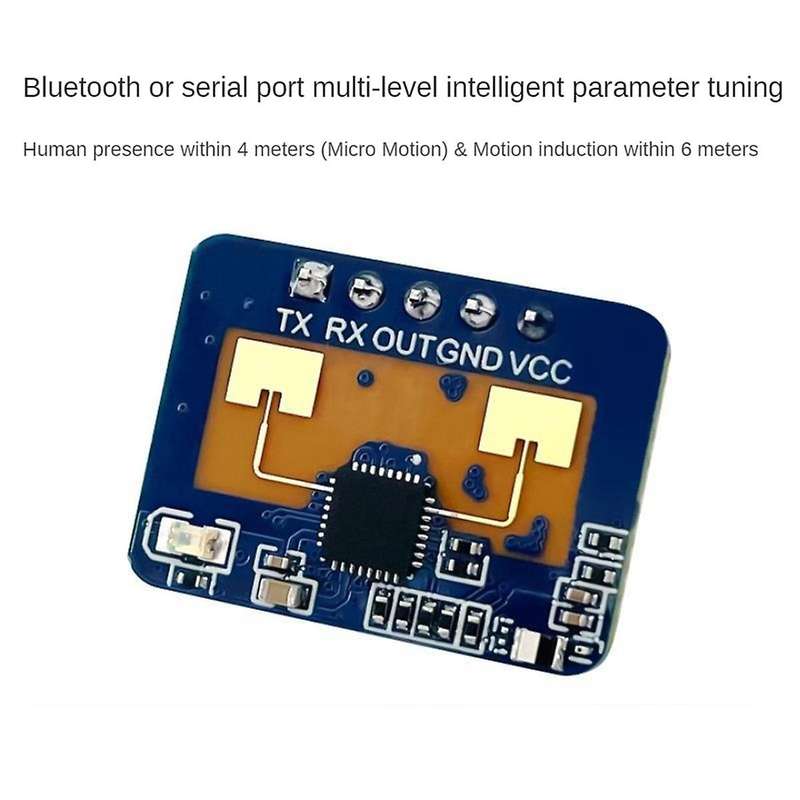 HLK-LD2410C 24G Human Presence Sensor Support BT Function App Radar Sensing Module FMCW Millimeter W