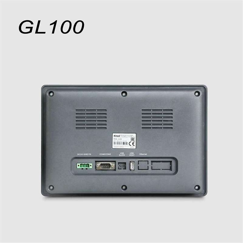 Hmi Touch Screen Ethernet 10 Inch GL100 ARM RISC 32Bit 800MHz Human Machine Interface Display