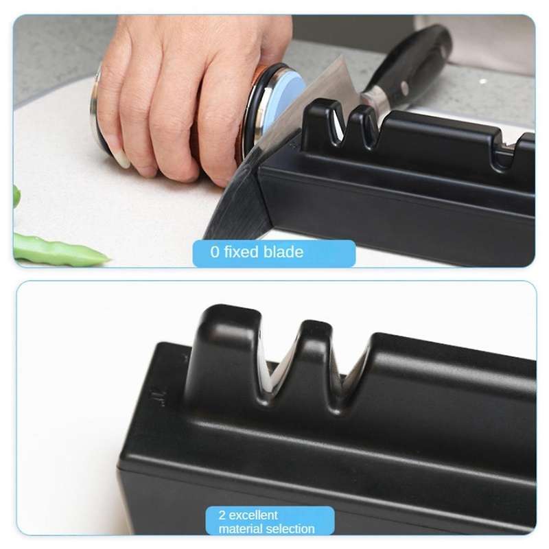 Hob Knife Sharpener Roller Knife Sharpener Manual Quick Knife Sharpener for Small Knives Chef's Kni