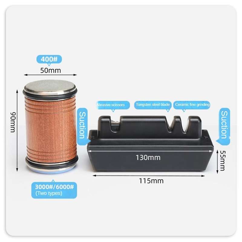 Hob Knife Sharpener Roller Knife Sharpener Manual Quick Knife Sharpener for Small Knives Chef's Kni