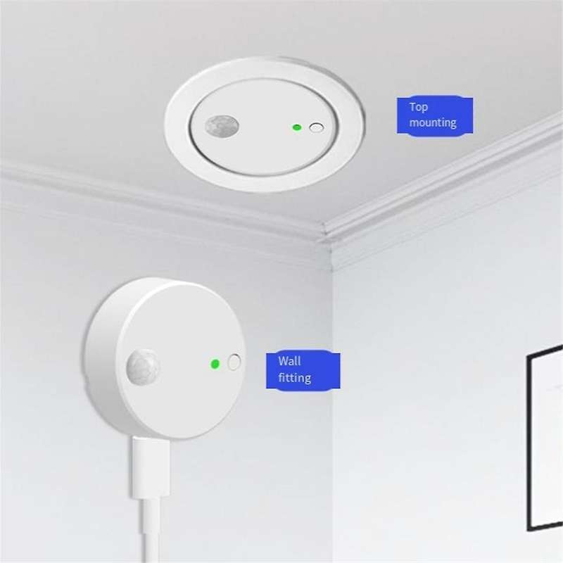 Hlk-he201 Intelligent Human Presence & Motion Radar+pir Sensor for Smart Home Configure with Tuya A