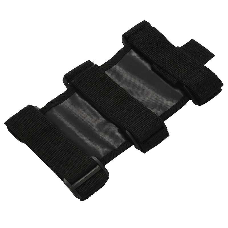 Holder Adjustable Extinguisher Mount Strap for 1987-2019 Wrangler JK JL TJ CJ YJ (Black)