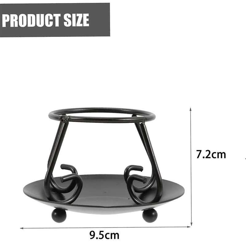 Holder Hot Pot Trivet Open Fire Tripod Smudge Tea Stove Heater Cauldron Pot Bracket Teapot Warmer Bu