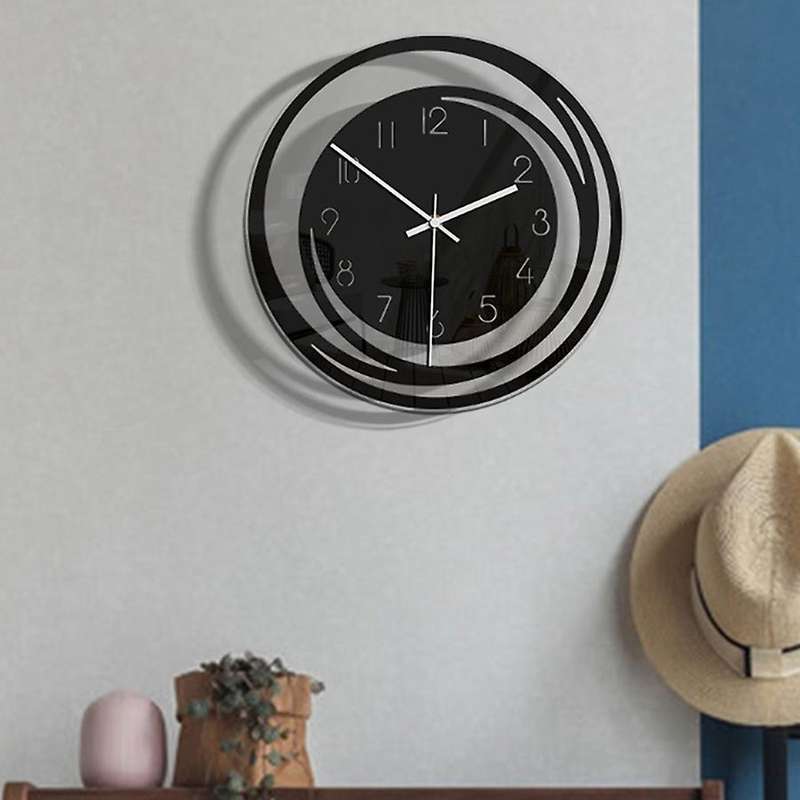 Home Decoration Acrylic Wall Clock Nordic Style Transparent Clock